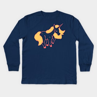 Unicorn Color of Mystery Kids Long Sleeve T-Shirt